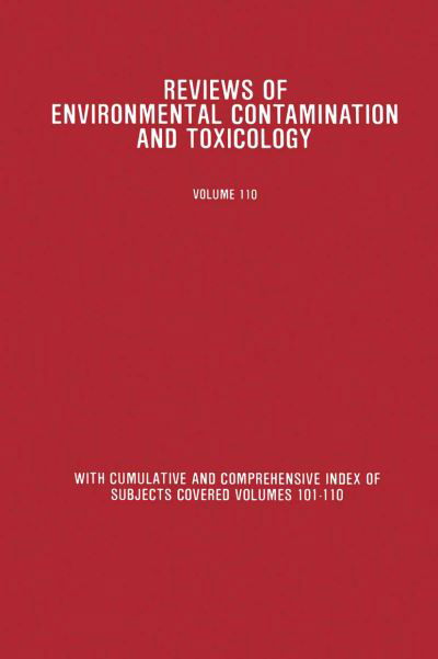 Cover for George W. Ware · Reviews of Environmental Contamination and Toxicology: Continuation of Residue Reviews - Reviews of Environmental Contamination and Toxicology (Pocketbok) [Softcover reprint of the original 1st ed. 1989 edition] (2012)