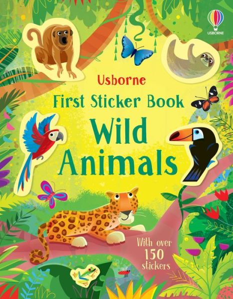 Cover for Holly Bathie · First Sticker Book Wild Animals - First Sticker Books (Pocketbok) (2022)