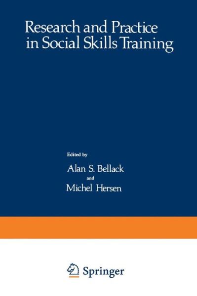 Cover for A.S. Bellack · Research and Practice in Social Skills Training (Paperback Book) [Softcover reprint of the original 1st ed. 1979 edition] (2013)