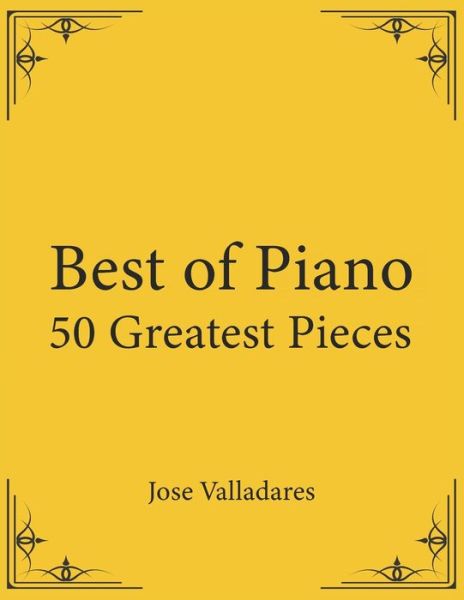 Cover for Jose Valladares · Best of Piano (Book) (2021)