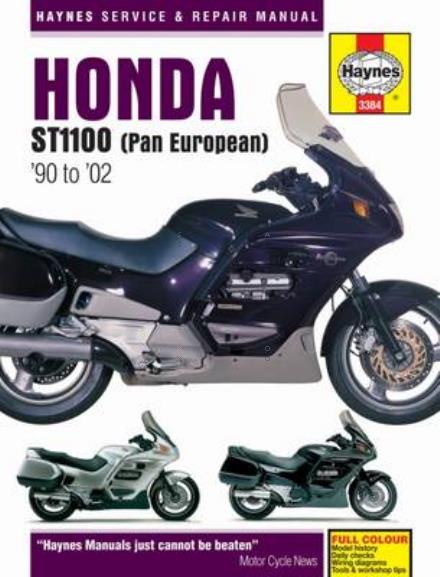 Honda St1100 Pan European V-fours Motorcycle Service and Repair Manual - Matthew Coombs - Books - Haynes Publishing Group - 9781785212949 - June 1, 2008