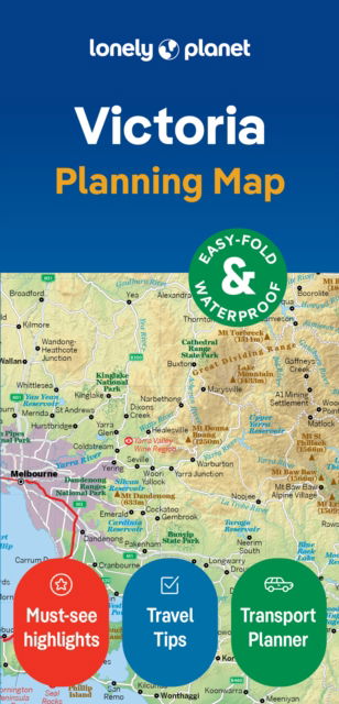 Lonely Planet Victoria Planning Map - Map - Lonely Planet - Livros - Lonely Planet Global Limited - 9781788688949 - 9 de agosto de 2024