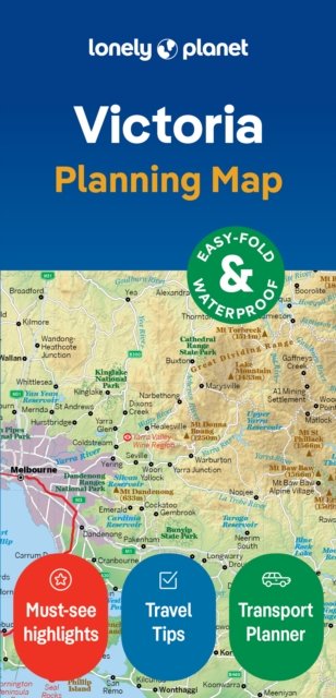Cover for Lonely Planet · Lonely Planet Victoria Planning Map - Map (Kartor) (2024)