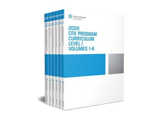 Cover for CFA Institute · CFA Program Curriculum 2020 Level I Volumes 1-6 Box Set - CFA Curriculum 2020 (Paperback Bog) (2019)