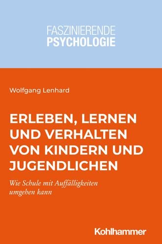 Erleben, Lernen und Verhalten v - Lenhard - Boeken -  - 9783170362949 - 27 oktober 2021