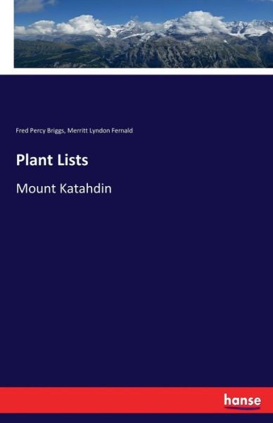 Plant Lists - Briggs - Bøker -  - 9783337417949 - 9. januar 2018