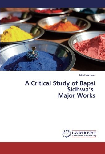 Cover for Mital Macwan · A Critical Study of  Bapsi Sidhwa's   Major Works (Taschenbuch) (2014)