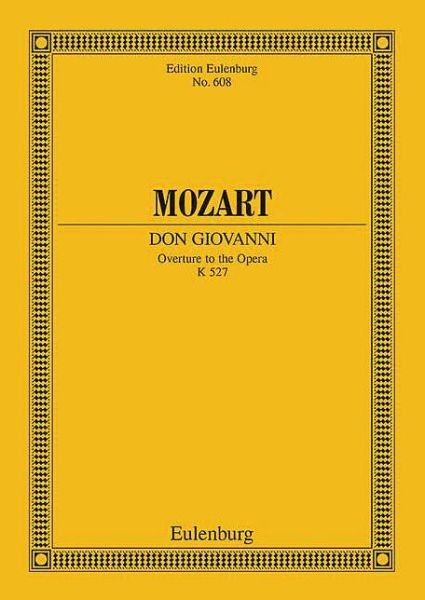 Cover for Wolfgang Ama Mozart · Don Giovanni Kv 527 (Hardcover Book) (1986)