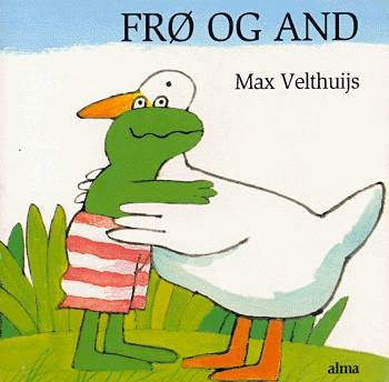 Cover for Max Velthuijs · Frø og venner: Frø og And (Kartonbuch) [1. Ausgabe] (1999)