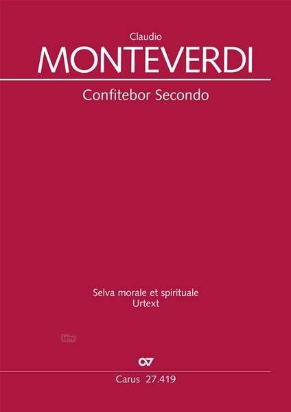 Cover for Monteverdi · Confitebor.2 (Book)