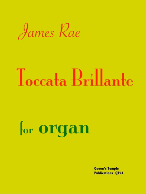 Cover for Toccata Brillante (Sheet music) (2025)