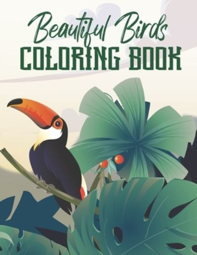 Cover for Barkoun Press · Beautiful Birds Coloring Book (Paperback Book) (2020)