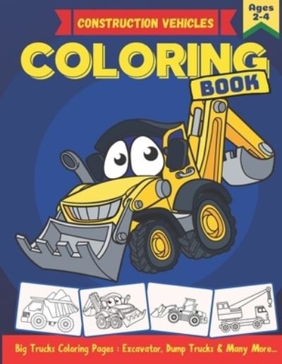 Cover for Rk Parmar Publication · Construction Vehicles Coloring Book (Paperback Bog) (2020)