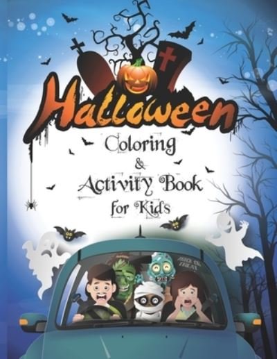 Cover for Tection Learning Book · Halloween Coloring &amp; Activity Book For kids (Paperback Book) (2020)