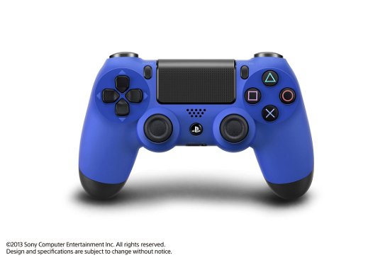 PS4 Dual Shock Blue v2 - Sony Interactive Entertainment - Spil - Nordisk Film - 0711719893950 - 29. november 2013
