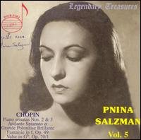 Pnina Salzman Plays 5 - Chopin / Salzman - Musikk - DRI - 0723721125950 - 12. juli 2005