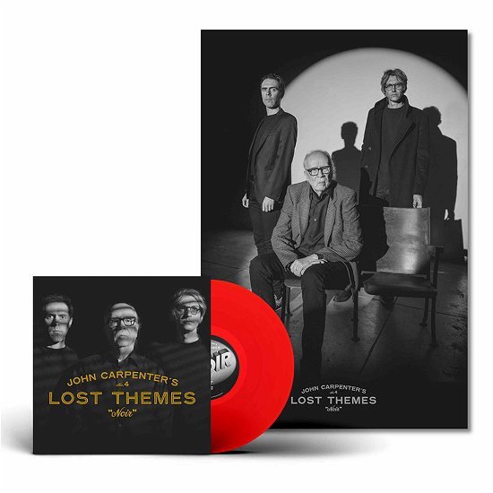 Cover for John Carpenter, Cody Carpenter and Daniel Davies · Lost Themes IV: Noir (LP) [Limited Red Vinyl edition] (2024)