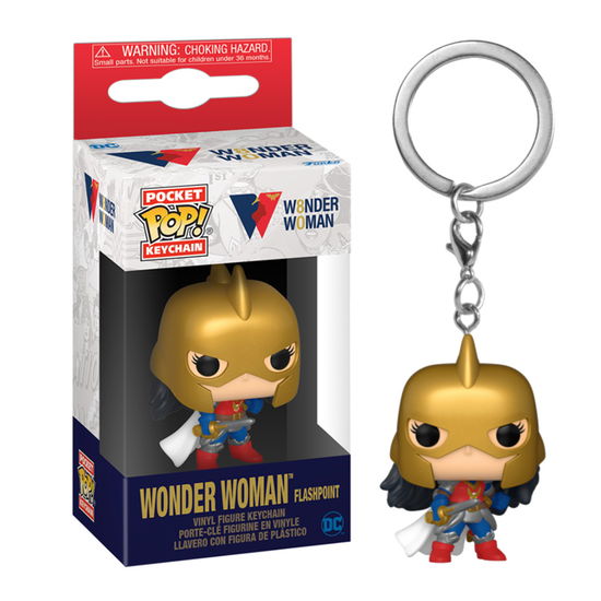 Wonder Woman 80th -wonder Woman (Flashpoint) - Funko Pop! Keychain: - Merchandise - Funko - 0889698549950 - 1. juli 2025