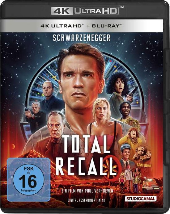 Cover for Total Recall - Uncut (4k Ultra Hd+blu-ray) (Blu-ray) (2021)