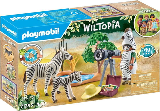 Cover for Playmobil · Wiltopia - Animal Photographer (71295) (Leketøy)