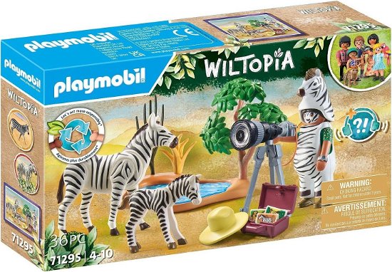 Cover for Playmobil · Wiltopia - Animal Photographer (71295) (Leksaker)