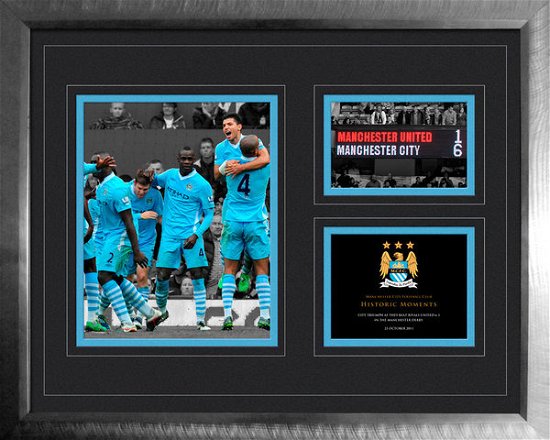 Cover for Manchester City · Manchester City: 6: 1 Vs Man Utd (Stampa In Cornice 40x50cm) (MERCH)