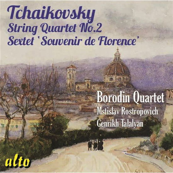 Cover for Borodin Quartet / Mstislav Rostropovich · Tchaikovsky: String Quartet No.2 / Souvenir De Florence (Sextet) (CD) (2015)