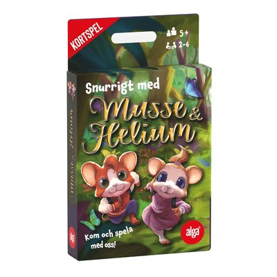 Snurrigt med Musse & Helium kortspel - Alga - Merchandise - ALGA - 7312350104950 - 2023