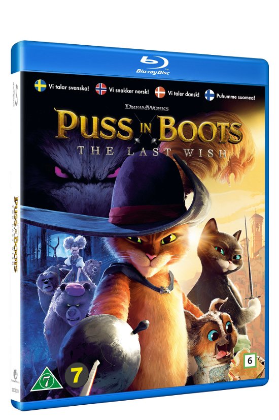 Cover for Puss in Boots: The Last Wish (Blu-ray) (2023)