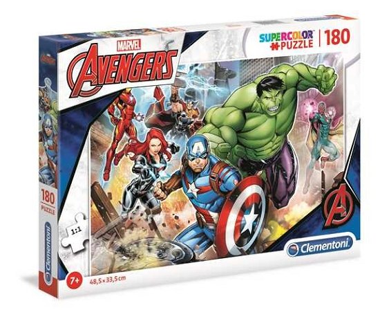Cover for Clementoni · Puslespil Avengers, Super, 180 brikker (Jigsaw Puzzle) (2023)