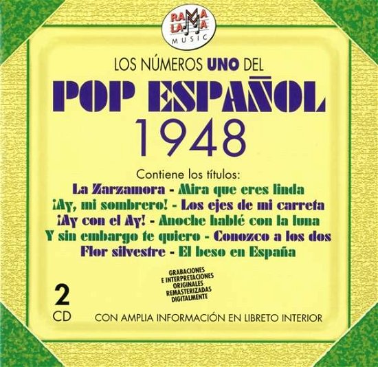 Los Numero 1 Del Pop Español 1948 - V/A - Musikk - RAMAL - 8436004065950 - 12. oktober 2018