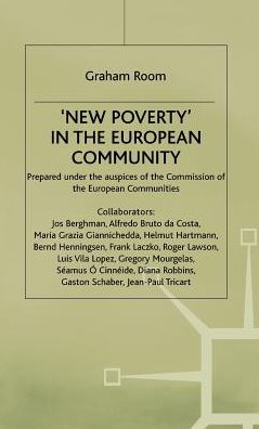 Cover for Graham Room · 'New Poverty' in the European Community (Hardcover Book) (1990)