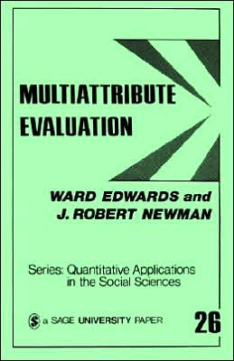 Cover for Ward Edwards · Multiattribute Evaluation - Quantitative Applications in the Social Sciences (Paperback Book) (1982)