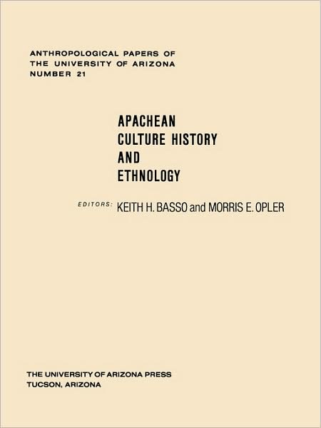 Cover for Keith H Basso · Apachean Culture, History and Ethnology (Paperback Book) (1971)