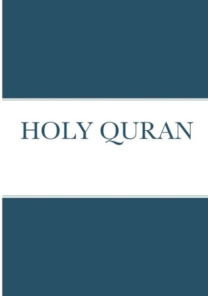Cover for Mysa Elsheikh · Holy Quran (Pocketbok) (2020)