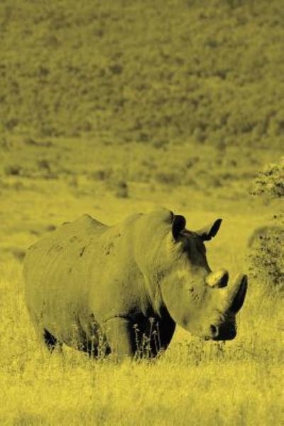 Cover for Eva-Lotta Jansson · Alive! white rhino - Yellow duotone - Photo Art Notebooks (6 x 9 version) (Paperback Book) (2015)