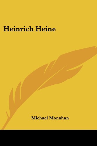 Cover for Michael Monahan · Heinrich Heine (Paperback Book) (2006)