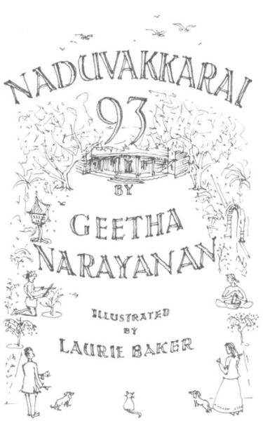 Cover for Geetha Narayanan · 93 Naduvakkarai (Paperback Book) (2017)