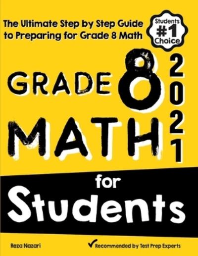 Cover for Reza Nazari · Grade 8 Math for Students (Paperback Book) (2020)