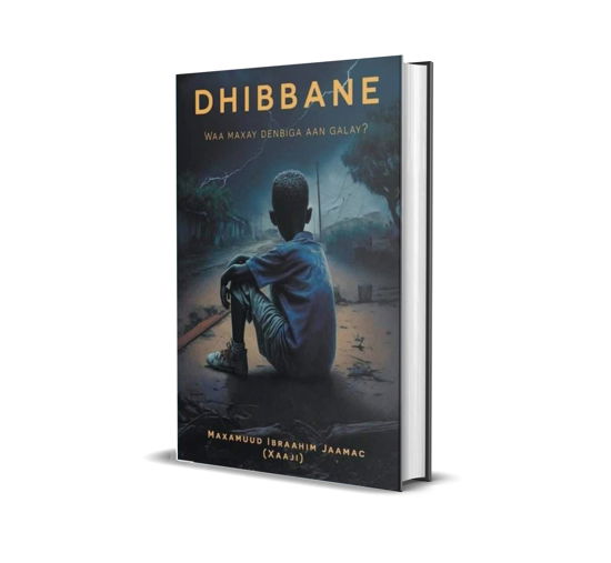 Cover for Dhibbane - Waa maxay dembiga aan galay? (Inbunden Bok) (2023)