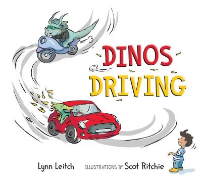 Lynn Leitch · Dinos Driving (Board book) (2023)