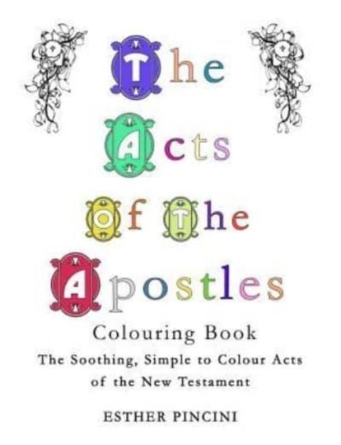 Cover for Esther Pincini · The Acts of the Apostles Colouring Book (Paperback Book) (2018)