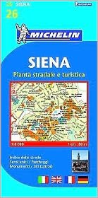 Siena*, Michelin 26 1:8.000 - Michelin - Bøger - Michelin - 9782067137950 - 31. januar 2009