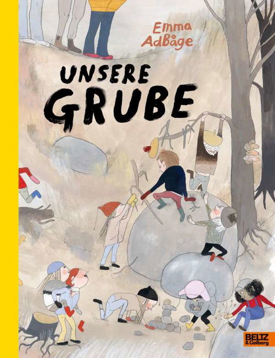 Cover for Emma Adbåge · Unsere Grube (Hardcover Book) (2021)