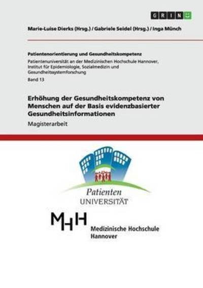 Cover for Münch · Erhöhung der Gesundheitskompetenz (Bog) (2014)