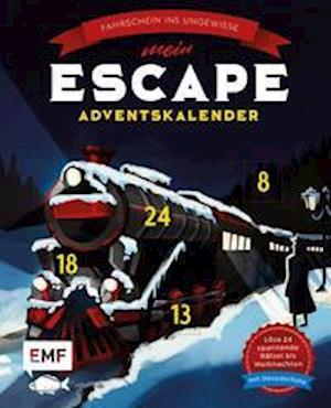 Cover for Edition Michael Fischer · Mein Escape-Adventskalender: Fahrschein ins Ungewisse - Mit Decoderfolie (Hardcover Book) (2021)