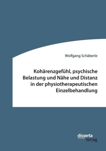 Cover for Schäberle · Kohärenzgefühl, psychische Be (Book) (2019)