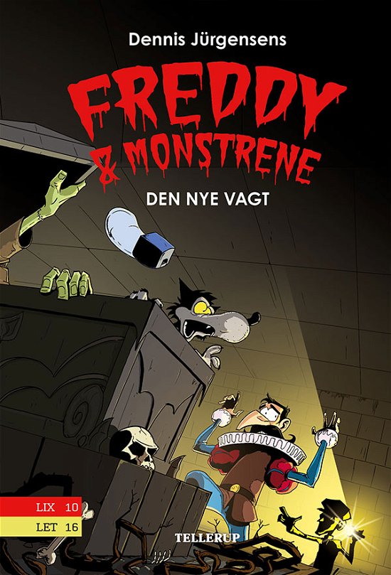 Cover for Jesper W. Lindberg · Freddy &amp; Monstrene, 5: Freddy &amp; Monstrene #5: Den nye vagt (Hardcover Book) [2e édition] (2021)