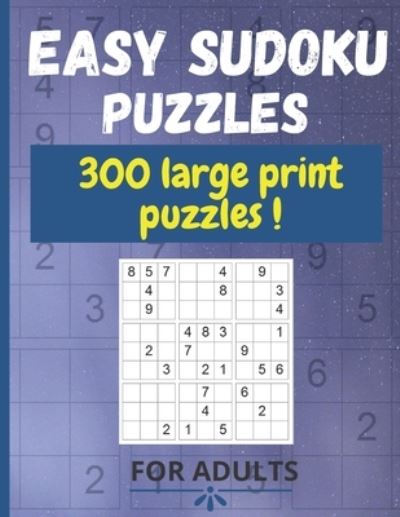 Cover for Isak Books · Easy sudoku puzzles for adults (Paperback Book) (2020)