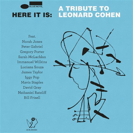 Cover for Here It is · Here It Is: A Tribute to Leonard Cohen (CD) (2022)